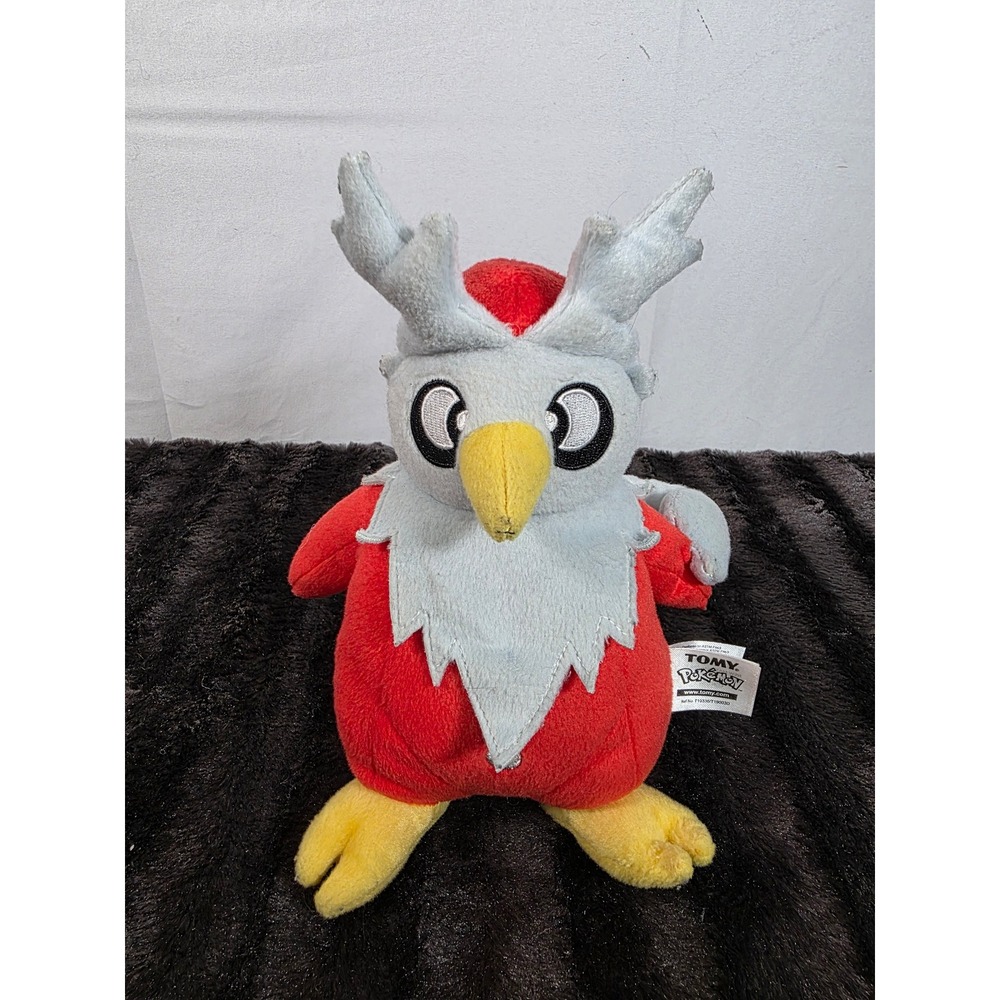 Tomy Pokemon Delibird Plush 8 Inch Red White T19336 Nintendo 2017 Stuffed Toy